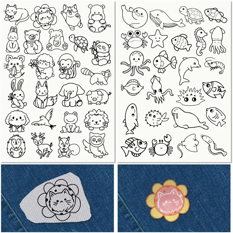 Embroidery Meaning - 50 шт., водорастворимые узоры для вышивания