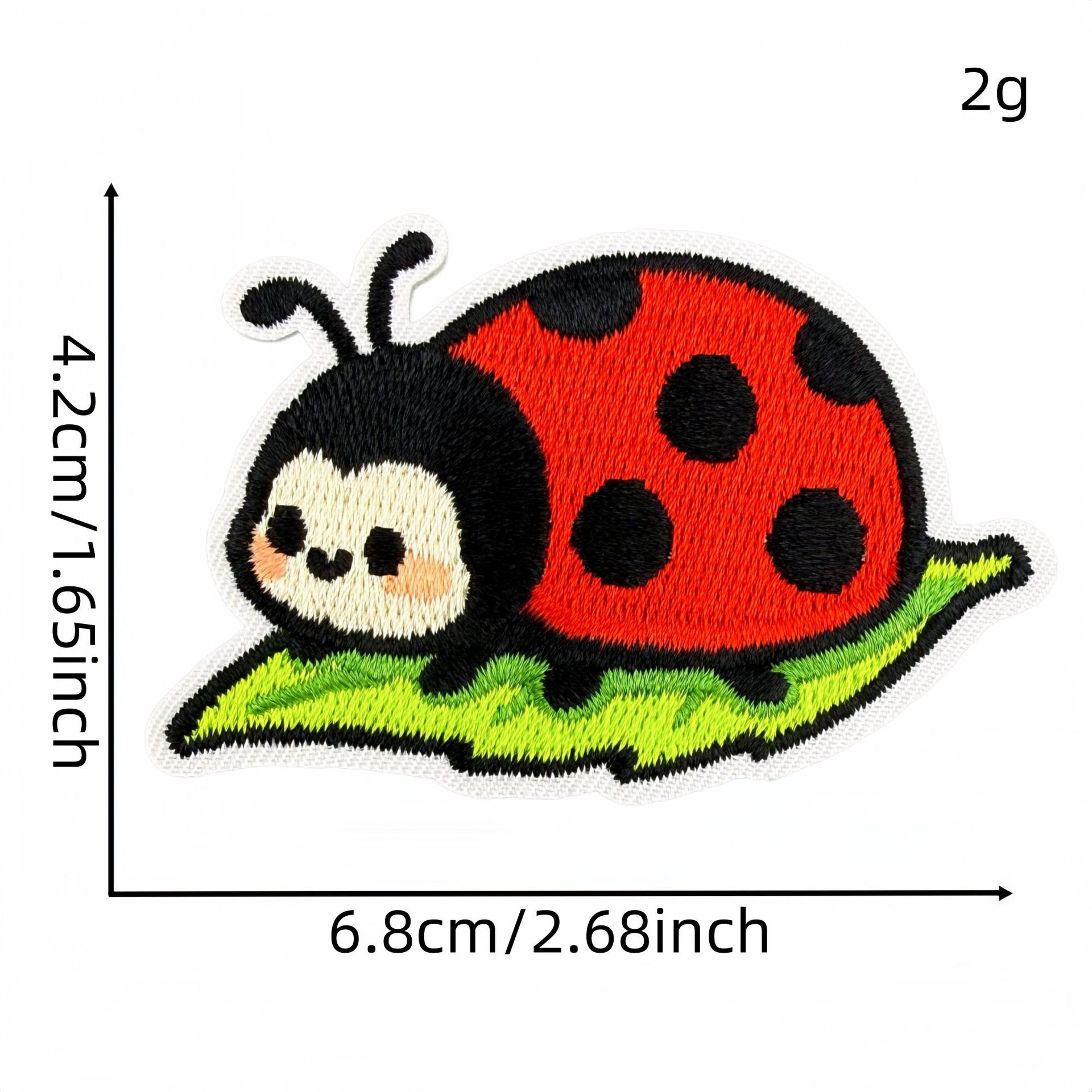 10 шт. вышитых нашивок в виде  – обзор и цена Embroidery Lady Bug