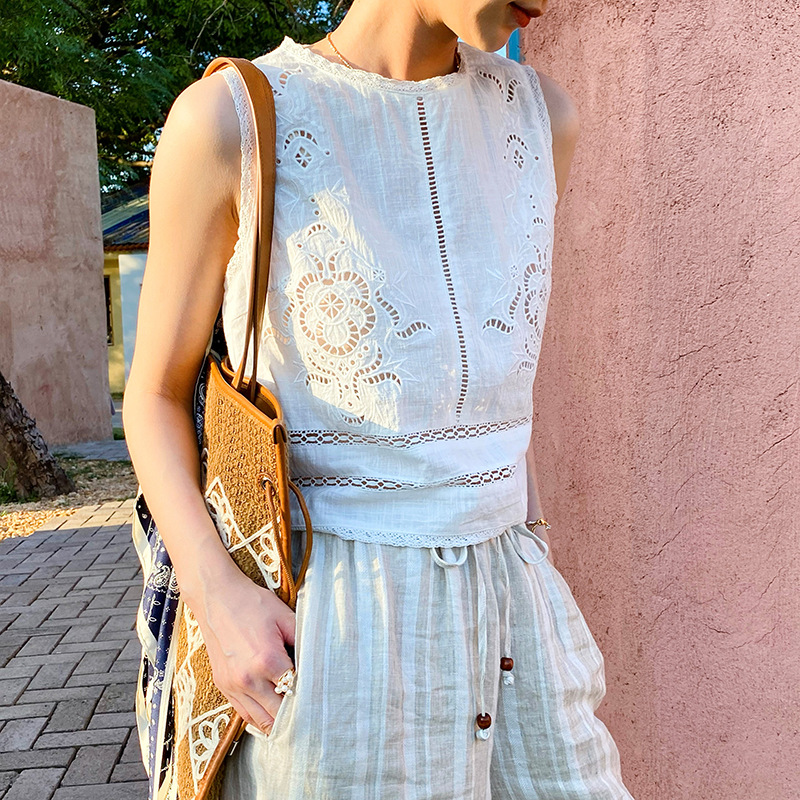 Французская дизайнерская женск – обзор и цена Embroidery Cotton Shirt